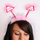 Warning Bride to Be Pink Fluffy Boppers with Veil