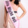 MissBehave Girls Night Out Sash