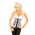 Sweet Streak Cabaret Halter Underbust Corset-Style Bustier