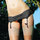 Leg Avenue Mesh Garter Belt with Lace Trim and G-String