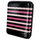 Stripe storage tin