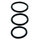 Cock and Ball Triple Rings Set Silicone