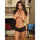 Dreamgirl Stretch Lace-Up Crotchless Short