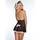Coquette Kissable French Maid Mesh Babydoll Set