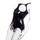 Rubber Girl Latex Wear Open Bust Garter Dress