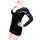 Rubber Girl Latex Wear Mini Dress with Sleeves