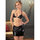 Black Level PVC Mini Skirt and Bra Set