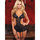 Hustler 2 Piece Mesh Slip & G-String Set