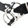 Zado Male Leather Triple Cock Harness with Anal Dildo
