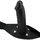 Zado Male Leather Triple Cock Harness with Anal Dildo
