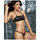 Sweet Streak Studded Faux Leather Bandeau Top and Thong Set