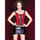 Coquette Darque Plus Size Wet Look Mini Skirt