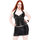 Coquette Darque Plus Size Wet Look Mini Skirt