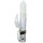 Doc Johnson Silver Streak Rotating Silicone Rabbit Vibrator