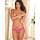 Rene Rofe Crotchless Lace V-Thong