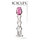 Icicles No 12 Hand-Blown Rose Glass Dildo