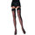 Leg Avenue Sheer Thigh High Stockings with Satin Bow Tops