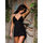 Dreamgirl Ruffled Midnight Babydoll