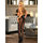 Hustler V-Neck Crotchless Lace Bodystocking