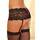 Rene Rofe Crotchless Lace Shorts with Removable Suspender Straps