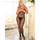 Rene Rofe Plus Size Floral Lace Crotchless Bodystocking
