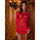Rene Rofe Long Sleeve Chemise Dress and Thong Set
