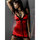 Livia Corsetti Luna Satin and Lace Babydoll and Thong Set