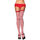 Leg Avenue Stripey Stockings Red