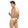 PPU Underwear Cotton Lycra Thong with Collar and Bow Tie