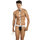PPU Underwear Cotton Lycra Thong with Collar and Bow Tie
