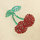 Vajazzle Double Cherries Body Tattoo