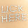 Vajazzle Lick Here Body Tattoo
