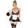 Exposed Cheap Thrills Fishnet and Lace French Maid Costume