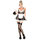 Exposed Cheap Thrills Plus Size Hot Fishnet and Lace French Maid Costume