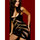 Music Legs Stretch Spiral Weave Mini Dress with Bias Cut