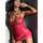 Livia Corsetti Liliana Sheer Chemise with Floral Lace and G-String