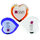 Lovers Premium Hot Massage Hearts (3 Pack)