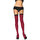 Leg Avenue Stripey Stockings Red