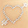 Vajazzle Heart with Arrow Body Tattoo
