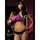 Seven Til Midnight Plus Size Zebra Print Mesh Thong