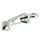 Glassvibrations Silver Glass Penis Butt Plug