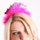 Girl's Night Out Fluffy Zebra Print Tiara