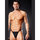 Blue Line Microfibre G-String with O-Rings