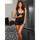 Dreamgirl Red Diamond Plus Size Stretch Lace Mini Dress with Zip Front