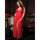 Seven Til Midnight Plus Size Moonlight Magic Floor Length Mesh Dress
