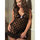 Seven Til Midnight Plus Size Sheer Polka Dot Babydoll