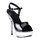 Pleaser Allure Clear Platform Stilettos