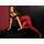Music Legs Crotchless Leopard Print Bodystocking