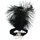 Ostrich Feather Burlesque Flapper Head Band