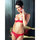 Cottelli Half Cup Rose Bra and Thong Set